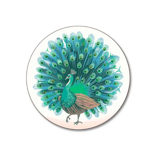 Bild von Asta Barrington Peacock/light Coaster Ø 10 - Jamida of Sweden