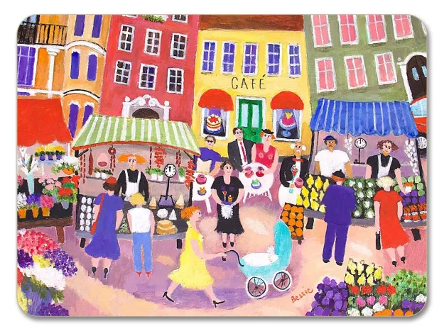 Bild von Bessie Johanson Stockholm in my heart Placemat 29x21 - Jamida of Sweden
