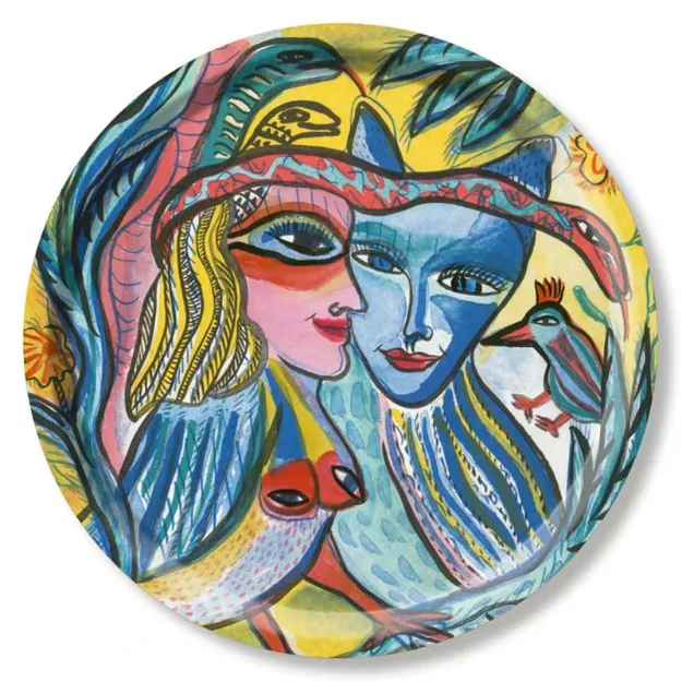 Bild von Ulrica Hydman Vallien Turturduvor Tray Ø 39 - Jamida of Sweden