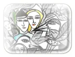Bild von Ulrica Hydman Vallien Romance Tray 27x20 - Jamida of Sweden