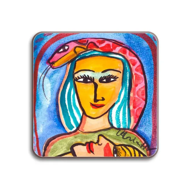 Bild von Ulrica Hydman Vallien Tillsammans Coaster 10x10cm - Jamida of Sweden