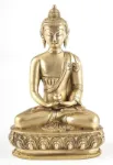 Bild von Buddha Amithaba, Messing, ca. 20 cm