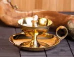 Bild von Ghee-Lampe, Messing, 10 cm