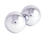 Bild von Klangkugeln silberfarben 40mm