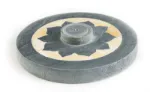 Bild von Lotus mit Perlmutteinlage - Specksteinhalter