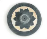 Bild von Lotus mit Perlmutteinlage - Specksteinhalter