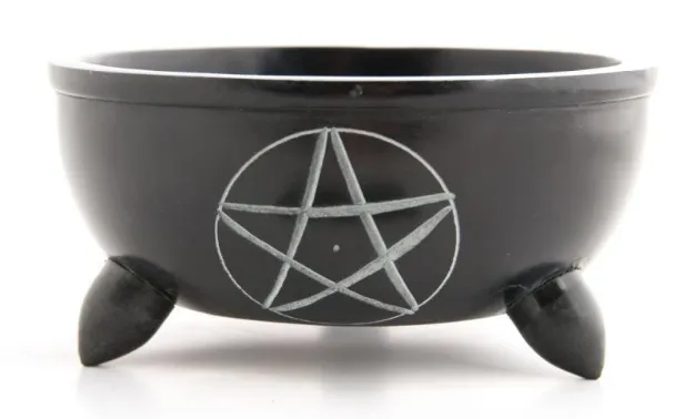 Bild von Specksteinschale Pentagramm, gross