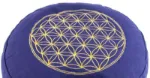 Bild von Blume des Lebens Meditationskissen lila