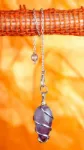Bild von Spiral Pendel Amethyst