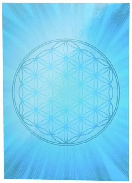 Bild von Blume des Lebens Postkarte