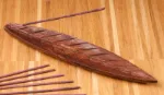 Bild von Holzhalter brown Leaf