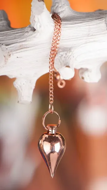 Bild von Tropfenpendel, Messing verkupfert