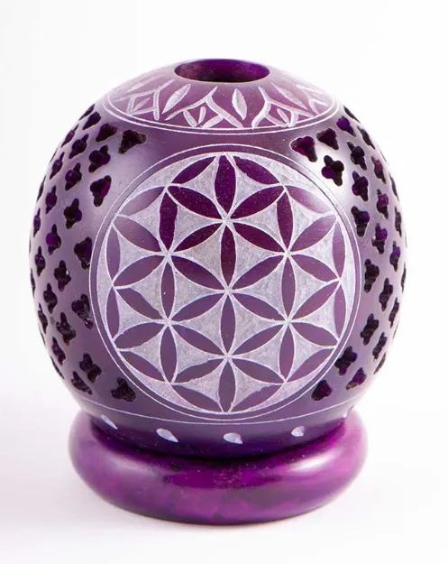 Bild von Kugelteelicht, lila