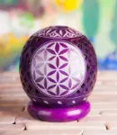 Bild von Kugelteelicht, lila