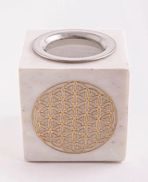 Bild von Aromalampe Lebensblume mit Sieb