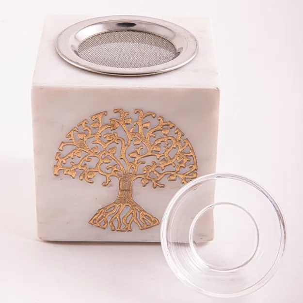 Bild von Aromalampe Lebensbaum mit Sieb