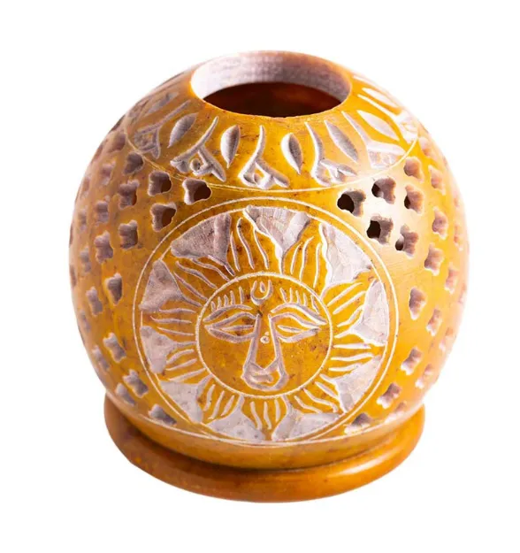 Bild von Kugelteelicht Sonne, gelb