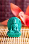 Bild von Buddha aus Türkis