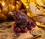 Bild von Geldfrosch, rot