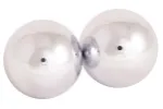 Bild von Klangkugeln silber 35mm
