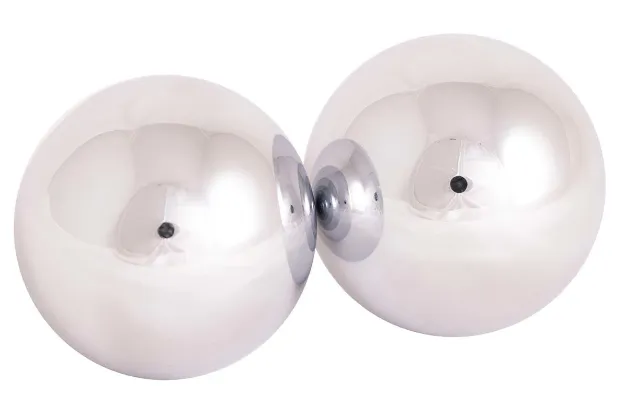 Bild von Klangkugeln silber 35mm