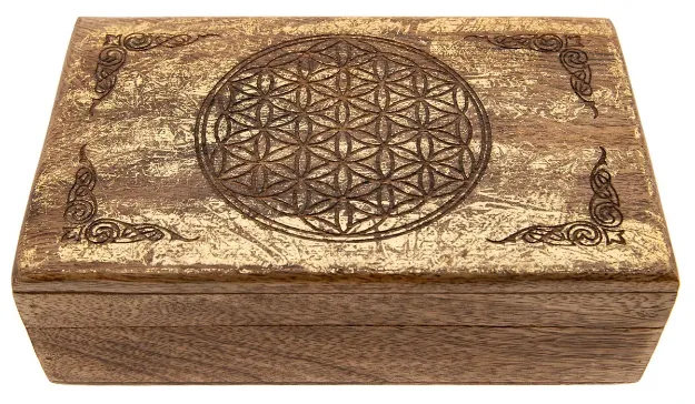 Bild von Blume des Lebens Holzbox