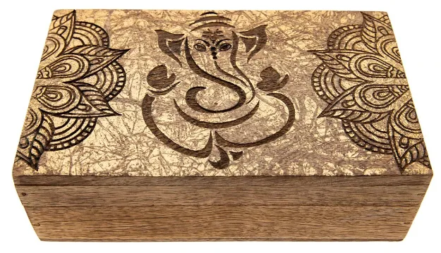 Bild von Ganesha Holzbox