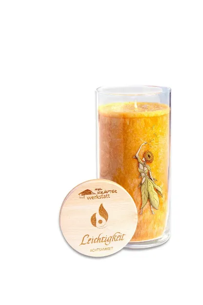 Bild von Achtsamkeit Leichtigkeit im Glas