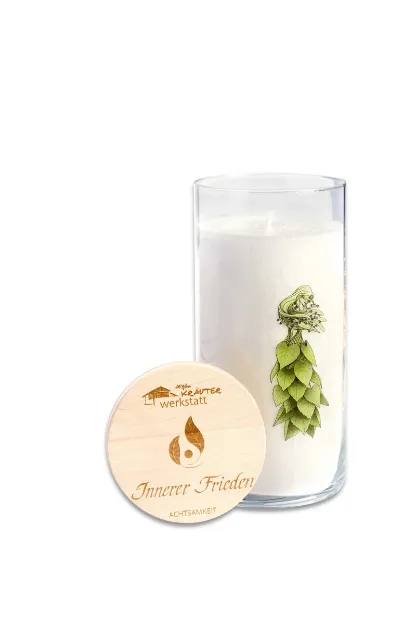 Bild von Achtsamkeit Innerer Frieden im Glas