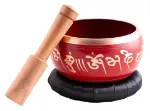 Bild von Klangschale Lotus, rot