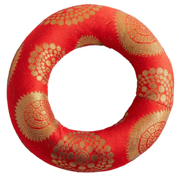 Bild von Klangschalenkissen 16 cm, rot