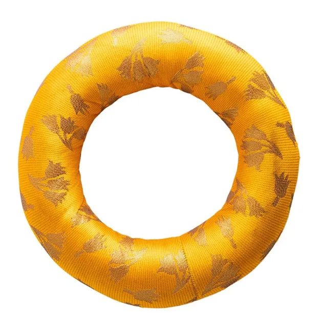Bild von Klangschalenkissen 21 cm, gelb