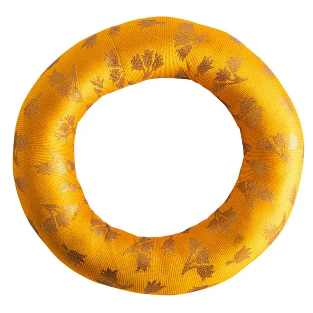 Bild von Klangschalenkissen 26 cm, gelb
