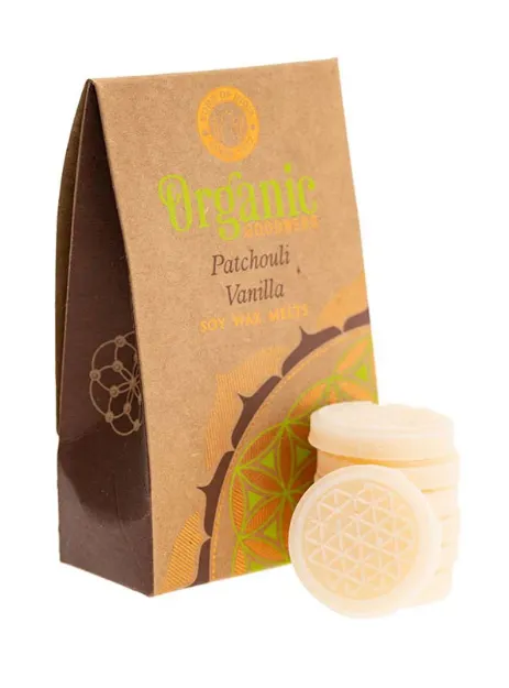 Bild von Patchouli und Vanille Wachs Blume des Lebens