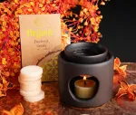 Bild von Patchouli und Vanille Wachs Blume des Lebens