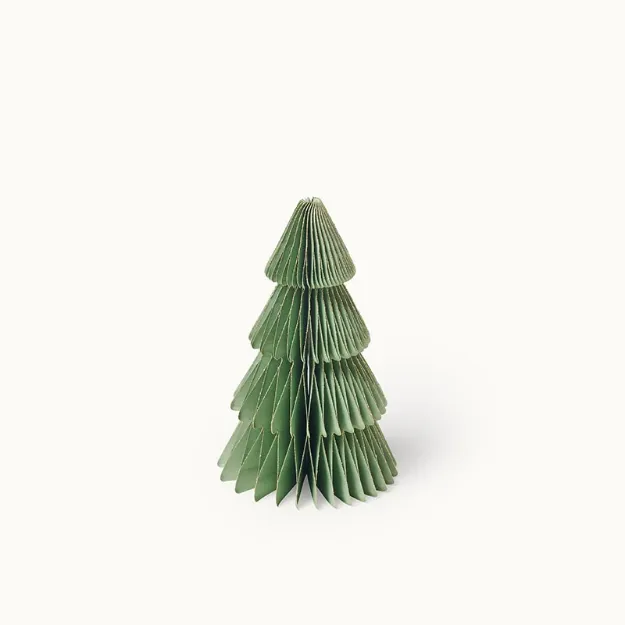 Bild von Weihnachtsbaum aus Papier Light Green 15 cm  - by vivi.