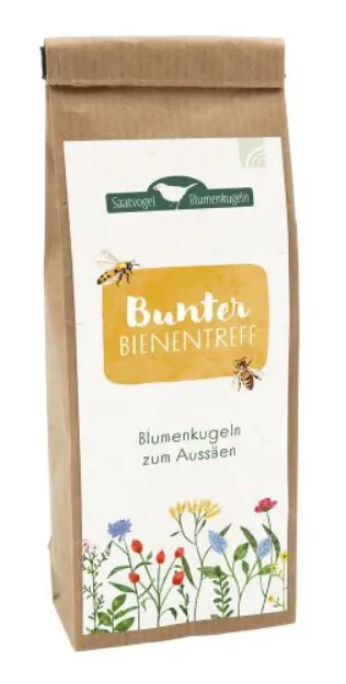 Bild von Blumenkugeln zum Aussäen - Bunter Bienentreff