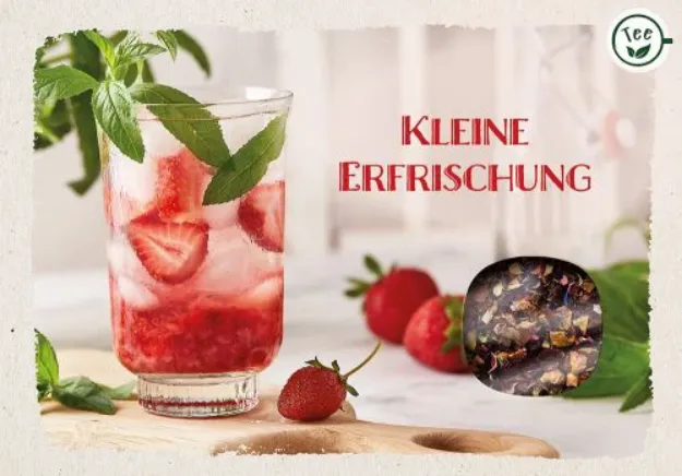 Bild von Teekarte - Kleine Erfrischung