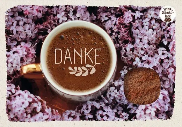 Bild von Schokokarte - Danke
