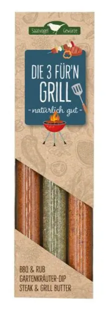Bild von Gewürze im Reagenzglas - Die 3 für'n Grill