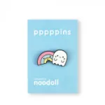 Bild von Noodoll Enamel Pin Ricerainbow + Riceboo, VE-6