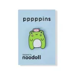 Bild von Noodoll Enamel Pin Riceribbit duo, VE-6