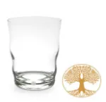 Bild von Trinkglas Jasmina Gold - Baum des Lebens 0,3l - mundgeblasen
