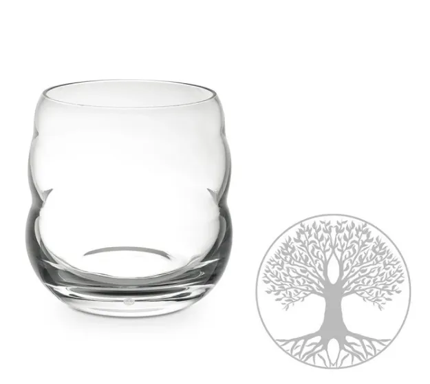 Bild von Trinkglas Mythos Lasergravur - Baum des Lebens 0,25l - bleifreies Glas
