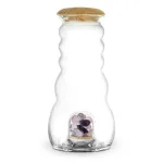 Bild von Krug Cadus Family 1,5l - Edelsteinfach und Olivendeckel - mundgeblasen