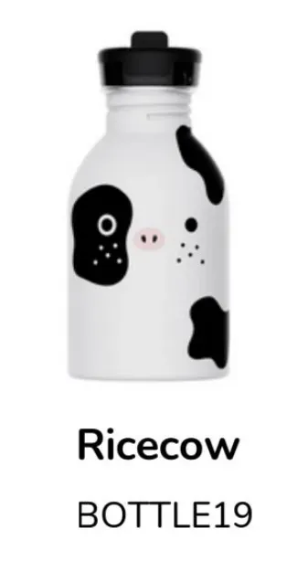Bild von Noodoll Bottle Ricecow - Black + White