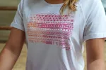 Bild von Shirt Indian Spirit in weiss/pink-mango von The Spirit of OM