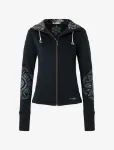 Bild von Sweatjacke Maui Nava in schwarz von The Spirit of OM