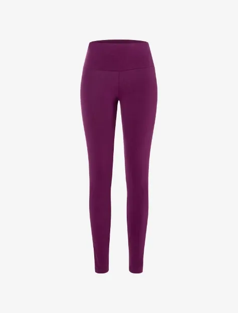 Bild von Yoga Leggings Basic Satya in viola von The Spirit of Om