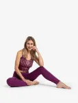 Bild von Yoga Leggings Basic Satya in viola von The Spirit of Om